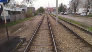 Краснодарский трамвай. Поездка по маршруту № 9