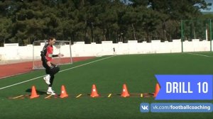 Football coaching video - soccer drill - ladder coordination (Brazil) 10