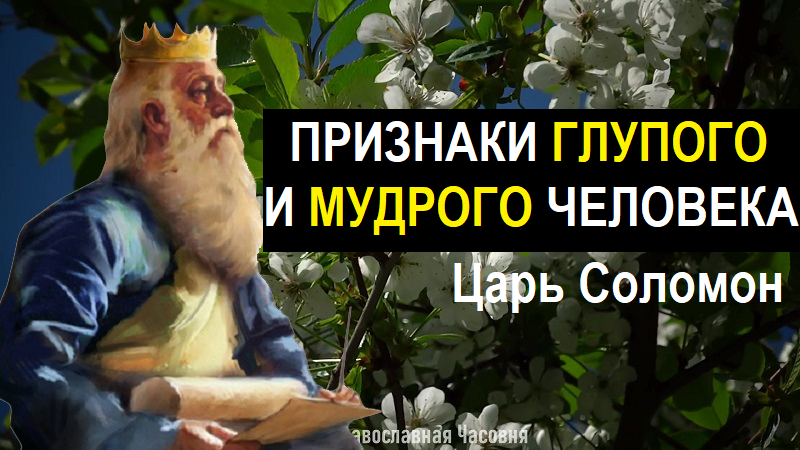 Краткие и мудрые высказывания Соломона