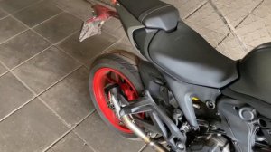 Austing Racing exhaust (выхлоп) с AliExpress на ducati monster 937😈. Первый пуск. Revs.