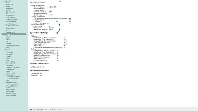 How to Check Battery Cycle Count in M1 MacBook Pro Battery Health  Charge Capacity- mAh