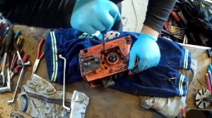 Disassembly of Husqvarna 61 chainsaw for spare parts Бензопила Хускварна 61 на запчасти