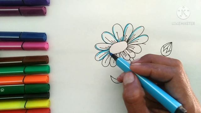 КАК НАРИСОВАТЬ РОМАШКУ/HOW TO DRAW CHAMOMILE/CHINNIGUL RASM CHIZISH/РОМАШКА СУРОТ ТАРТУУ/СУРЕТ САЛУ смотреть онлайн