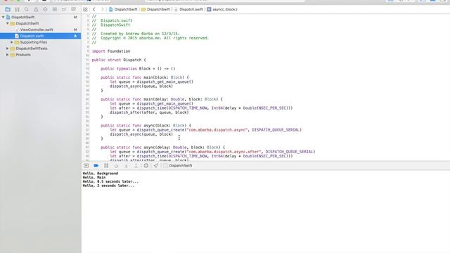 Threading and Concurrency with Grand Central Dispatch and Swift 2.0 смотреть онлайн