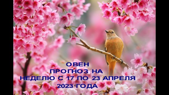 ОВЕН ГОРОСОП НА НЕДЕЛЮ С 17 ПО 23 АПРЕЛЯ 2023 ГОДА