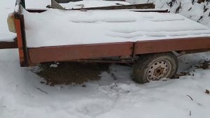 Прицеп самосвал для минитрактора.