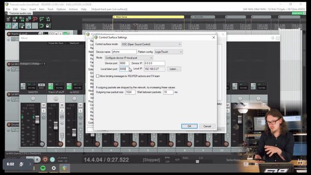 Reaper DAW 101 Part 6_- Control Surfaces, OSC and Web Remote смотреть онлайн