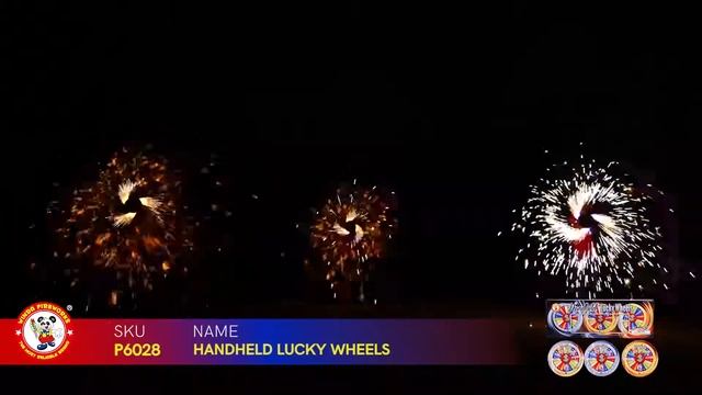 HANDHELD LUCKY WHEELS P6028 WINDA FIREWORKS 2021 NEW ITEMS смотреть онлайн