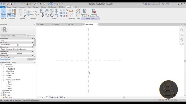 What are Reference Planes and how to Use them - Revit Tutorial