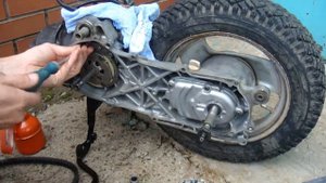 Сборка вариатора Yamaha Jog