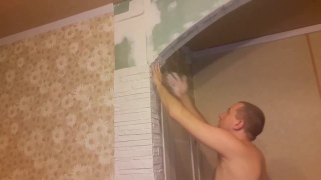 Отделка АРКИ декоративным камнем смотреть онлайн