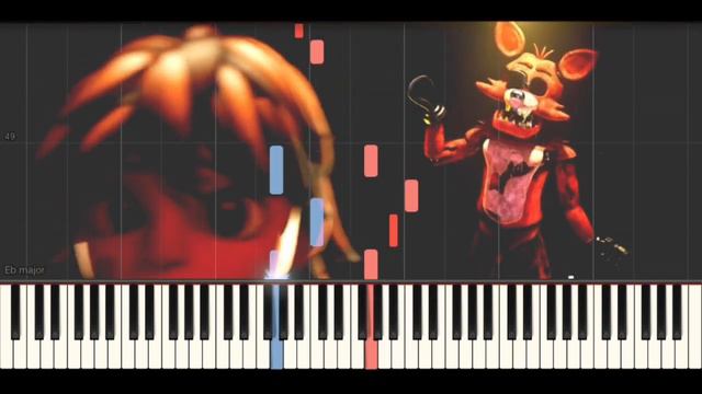 The Living Tombstone - This Comes From Inside [FNAF Piano Cover] (w/animation) смотреть онлайн