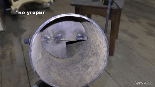 Печь длительного горения своими руками | Простая конструкция | Как топить?