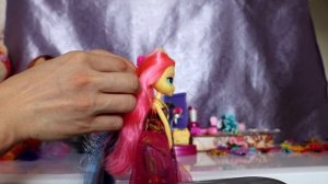 MLP КАК СДЕЛАТЬ ПРИЧЁСКУ ДЛЯ КУКЛЫ ПОНИ НАРЯДНЫЕ КУКЛЫ ЭКВЕСТРИЯ ГЁРЛЗ MY LITTLE PONY 0+