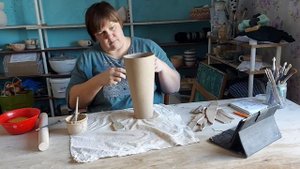 Ваза из пласта. Моя история в керамике.