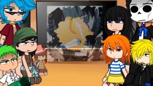 `||past straw hats react to luffy ~ english • onepiece