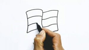 Как нарисовать Флаг /How to draw a flag /Bayroq rasmini chizish.