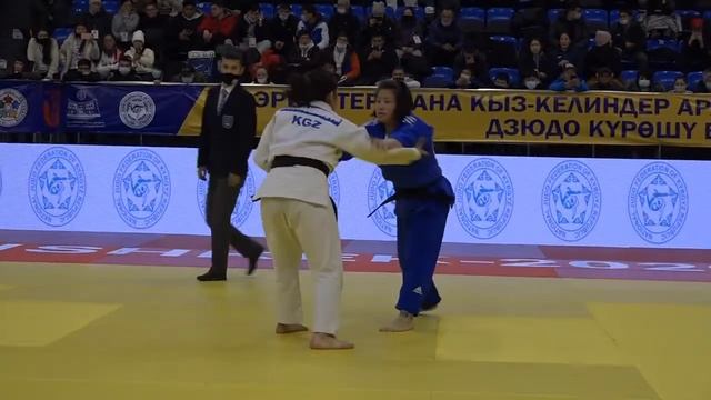 ДЗЮДО. ЧЕМПИОНАТ КЫРГЫЗСТАНА-2020. 70 кг Финал. Айжан Кадырбекова-Бегай Бакытова смотреть онлайн