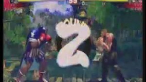 street fighter 4 - versus game - m.bison (balrog) vs guile - m.bison (balrog) new color/costume