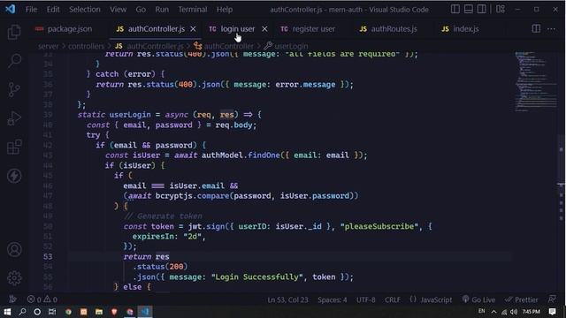 MERN Stack Authentication Tutorial | User Authentication, JWT, Node JS, MongoDB & React JS (2022) #