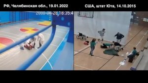 Остановка сердца на физкультуре Россия vs США