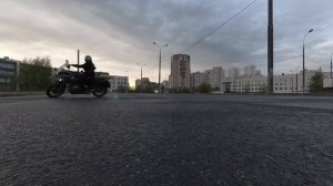 Упражнение на мотоцикле: круг с контрсвешиванием