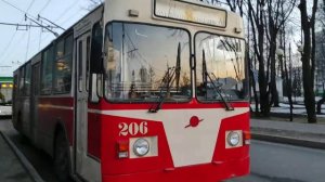 Троллейбус ЗиУ-682Г [Г0О] №206 после капитального ремонта