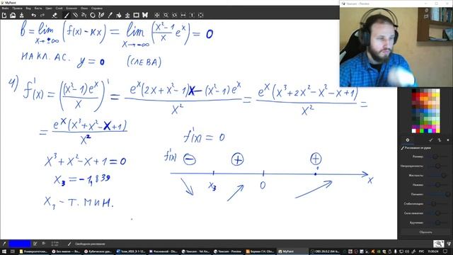 Исследование функции, построение графика смотреть онлайн