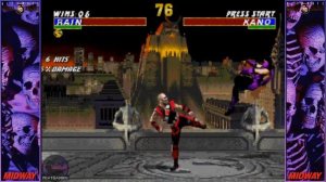 Ultimate Mortal Kombat 3 (Genesis) Rain Gameplay