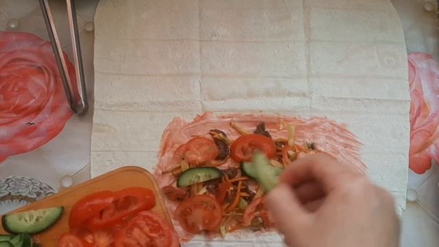 Шаурма в домашних условиях лаваш очень вкусная сочная лаваш приготовленный дома
