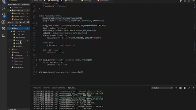 Adding SlugField In Django 4 | Unique slug generator | Django Signals смотреть онлайн