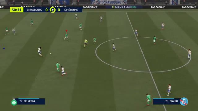 FIFA 21= Career St-Etienne #1season League 1 4tour RS Strasbourg - AS Saint-Etienne смотреть онлайн