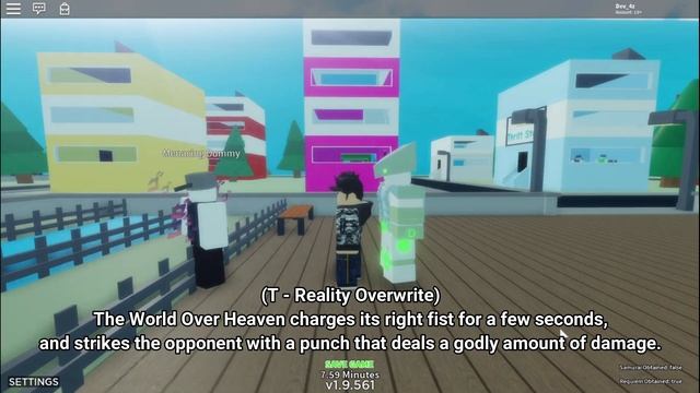 "Reality itself... BENDS TO MY WILL!" | Roblox A Bizarre Day | The World OVA Over Heaven смотреть онлайн
