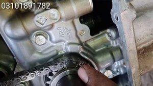 honda vezel,fit engine timming chain marks | L15B engine vtech assembling