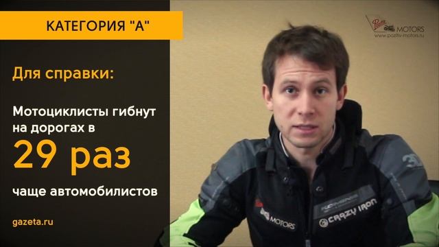 Обучение в Мотошколе. Категория А или Профессиональная подготовка ?