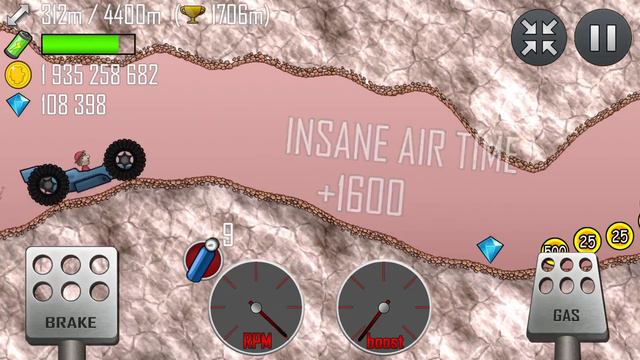 Hil Climb Racing - GARAGE Race Car on mars | GamePlay Android ios смотреть онлайн
