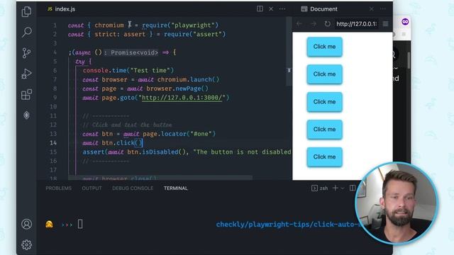 How to avoid delays and "waitFor" statements using Playwright auto-waiting смотреть онлайн