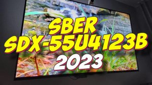 Телевизор Sber SDX-55U4123B