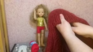Одежда Паола Рейна колготки вязаные спицами по МК LaraTwix Doll