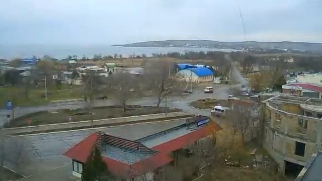 Перекрёсток в Щёлкино, 18.01.2013 - time-lapse с камеры 2 смотреть онлайн