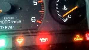 Test oil system Toyota Estima Lucida 1992 TD