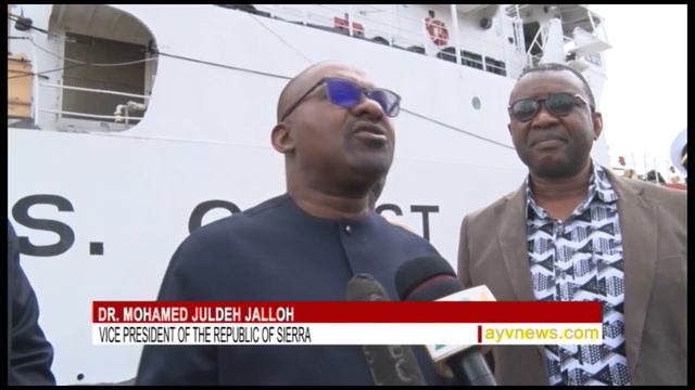 USCGC Mohawk in Sierra Leone to boost coastal security and prevent illegal activities смотреть онлайн