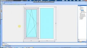 Видеоуроки по СуперОкнам (Окна). Как построить окно  Открывание наружу
