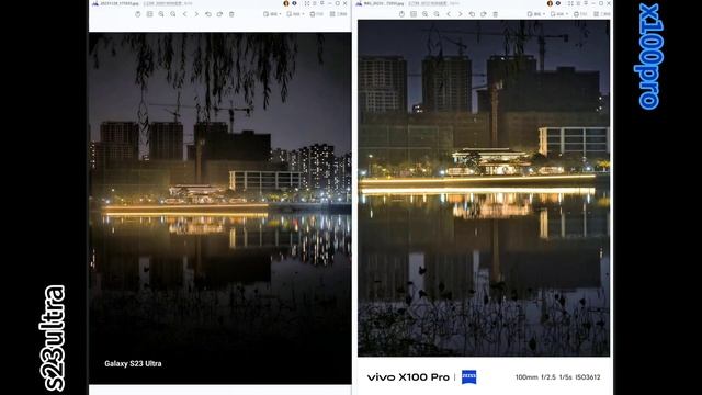 vivo x100 pro vs  Galaxy S23 ultra Camera Comparison! смотреть онлайн