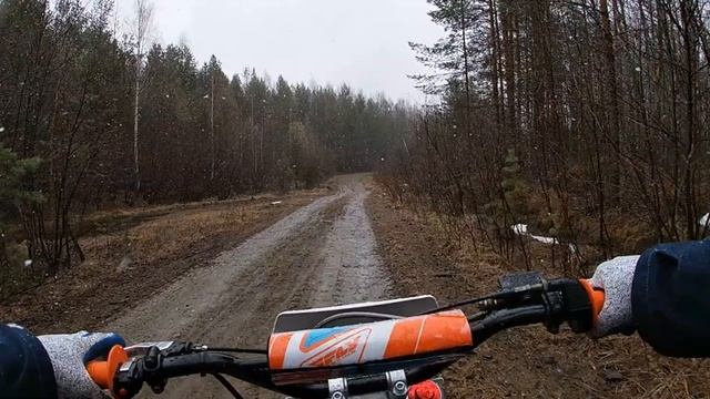 Питбайк KAYO 125 KRZ, первый заезд. смотреть онлайн