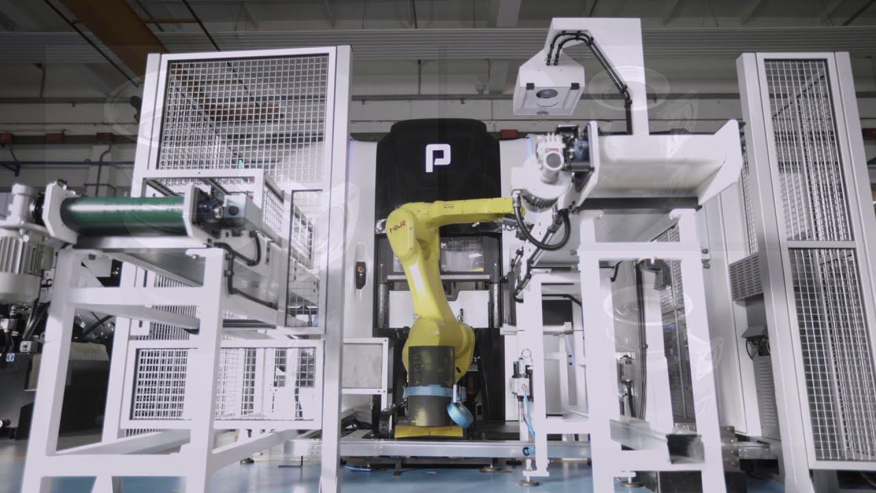 Переналадка за 5 минут 3-х шпиндельного Мультицентра куб 250 мм на производство другой детали смотреть онлайн