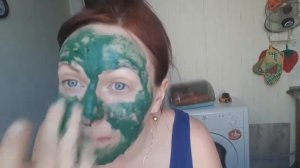 Маска для лица из спирулины, крахмала и сметаны / Омолаживающая маска для лица / Эксперимент
