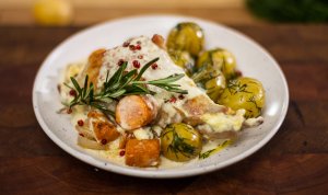 Сливочный соус с кроликом