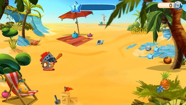 Angry Birds Epic: 2# South Beach - 1, 3Star смотреть онлайн