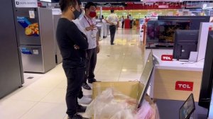 TCL 55-P735 TESTING AND DEMONSTRATIONS | CUSTOMER STORE PICK-UP.